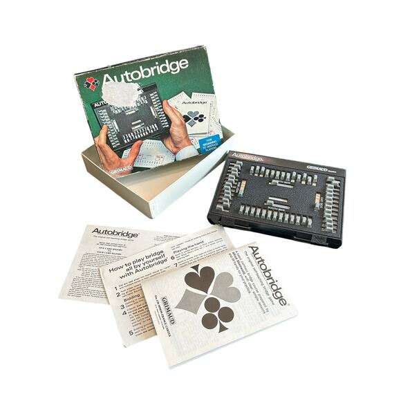 Grimauld Autobridge Vintage Game Play Bridge by Yourself Made in France 60s - Picture 1 of 3